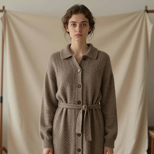 Cozy Indoor Portrait of a Young Woman