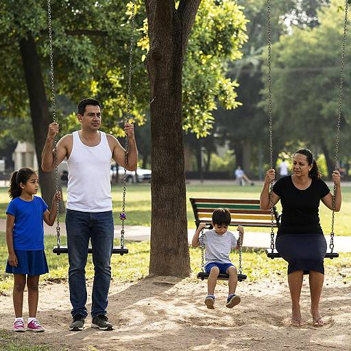 Joyful Day in the Park: A Family Moment