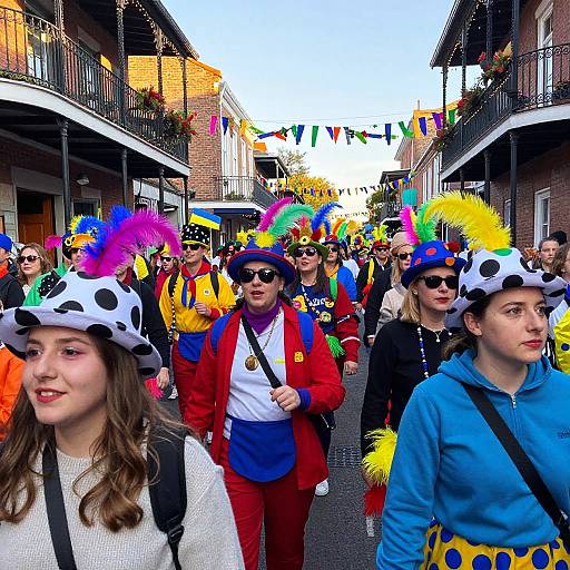 Vibrant Street Parade Celebration
