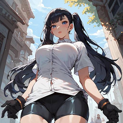 High-Resolution Portrait of Solo Character