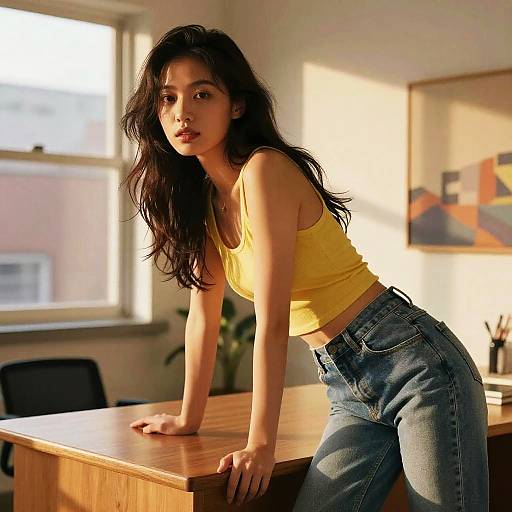 Casual Chic Model in Urban Loft