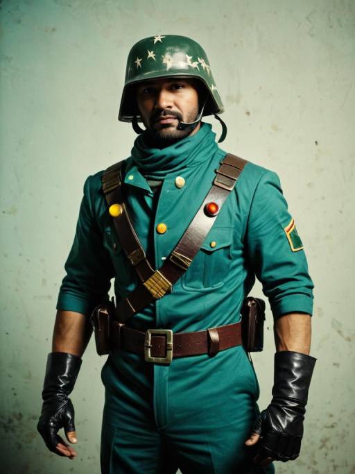 Realistic Napalm Man Cosplay Photo
