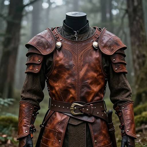 Leather Ranger Armor in Misty Forest