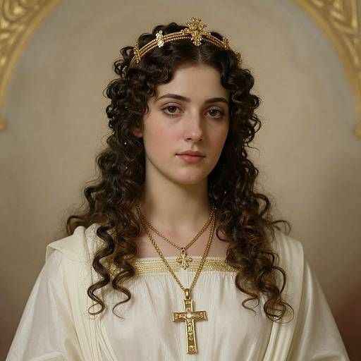 Hyperrealistic Portrait of Orthodox Saint