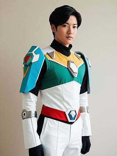 Man in Voltron Legendary Defender Costume