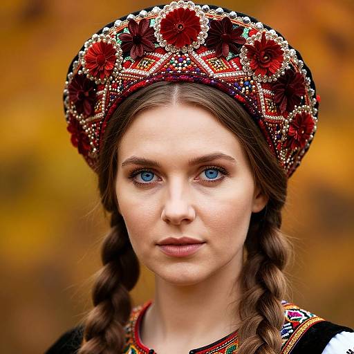 Hyper-Realistic Russian Woman Portrait