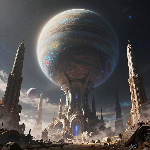 Awe-Inspiring Alien Landscape in 8K