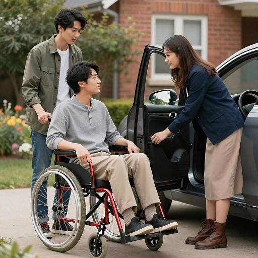 Outdoor Gathering with Wheelchair Access