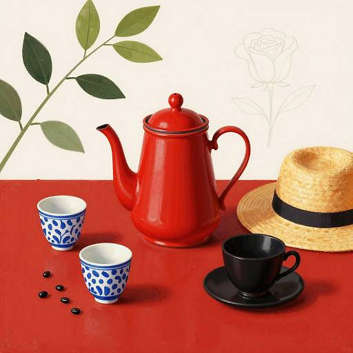 Vibrant Modern Still Life Painting