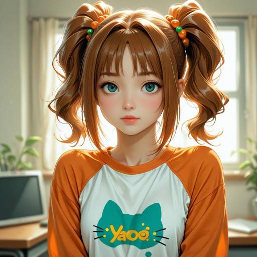 Stylish Character Portrait of Yayoi
