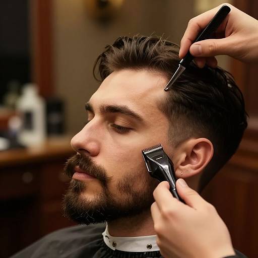 Artistic Mustache to Beard Blending