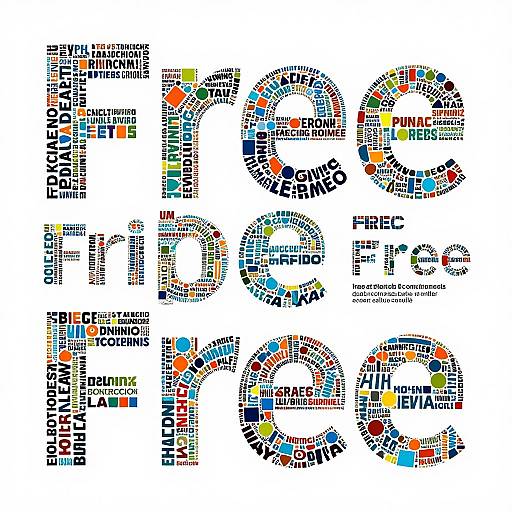 Intricate Mosaic Word Art Generator