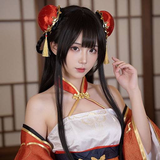 Senko Cosplay in Traditional Dress