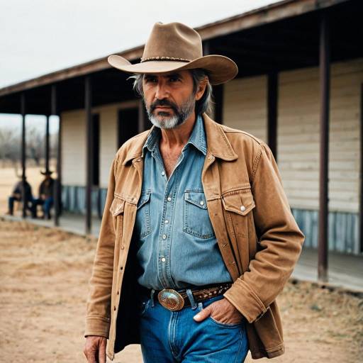Weathered Cowboy Cosplay in Paris, Texas