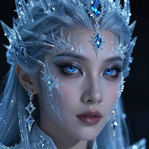 Baroque Ice Mage Portrait