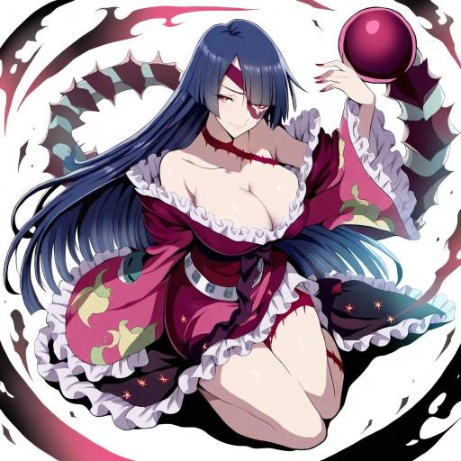 Illustration of Adiane, tengen toppa gurren lagann in the style of Givuchoko