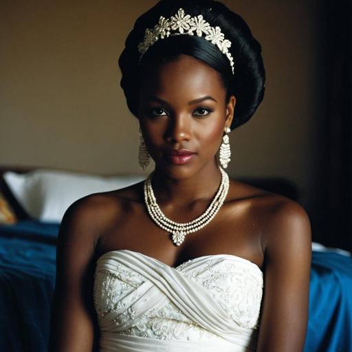 Elegant Tswana Traditional Wedding Attire