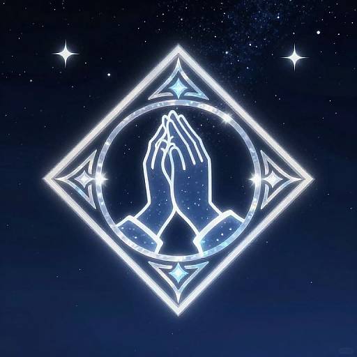 Mystical Diamond-Shaped Prayer Sigil
