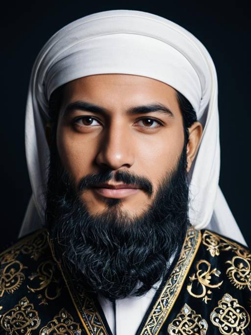 Man in Traditional Muslim Costume