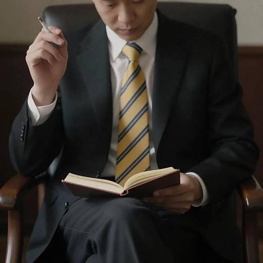 Elegant Man in Dark Setting