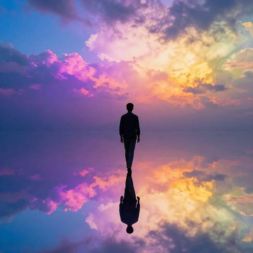 Infinite Sky Reflecting Inner Emotions