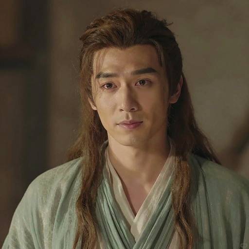 Salted Caramel Hair Quiet Anime Portrait