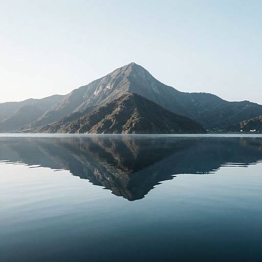Mirrored Mountains Beneath the Sea