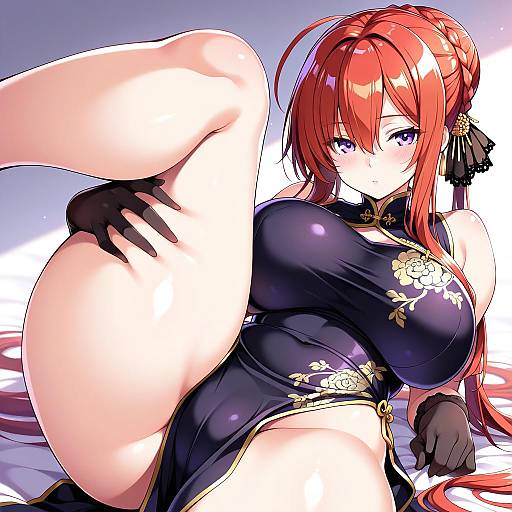 Illustration of Monarch (azur lane), azur lane in the style of Akaneya