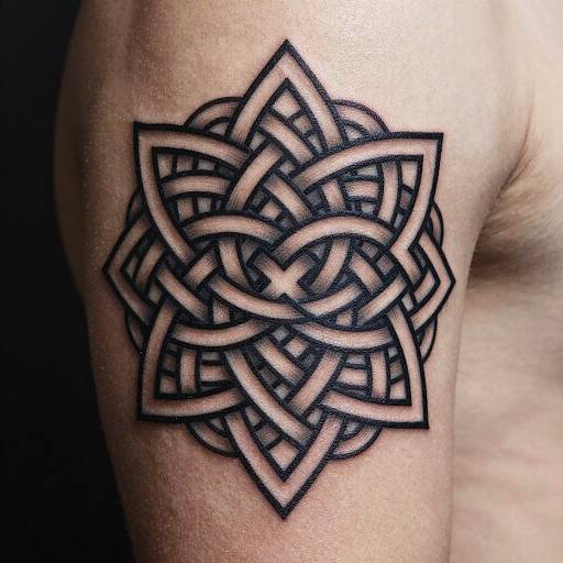 Intricate Celtic Knotwork Arm Tattoo