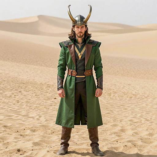 Classic Loki in Desert Viking Costume
