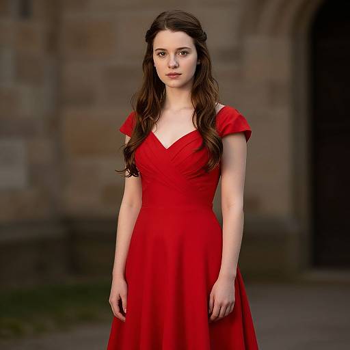 Lydia Deetz in Red Dress