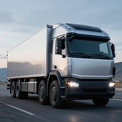 Realistic Futuristic Truck Design