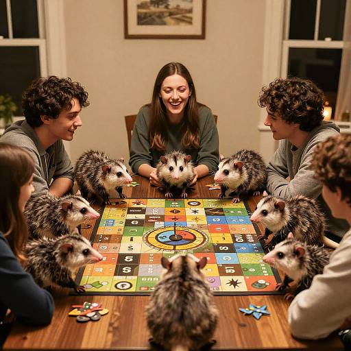 Possums' Warm and Witty Game Night