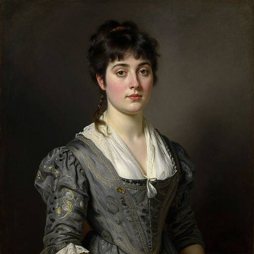 Australopithecus Woman in 19th Century Attire