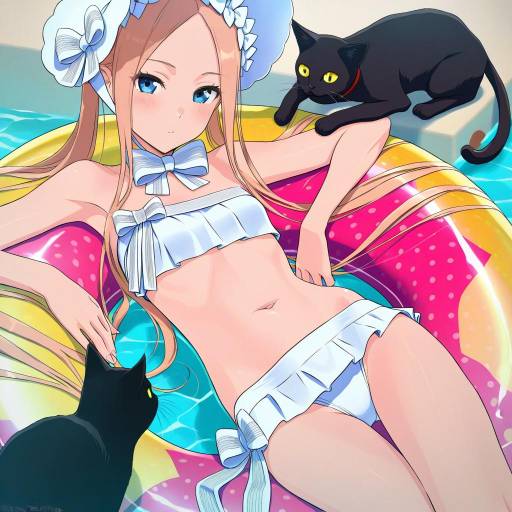 Illustration of Abigail williams (swimsuit foreigner) (third ascension) (fate), fate/grand order in the style of Akagi (fmttps)