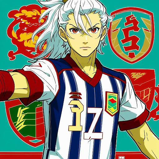 Illustration of Hakuryuu (inazuma eleven), inazuma eleven (series) in the style of Nilitsu
