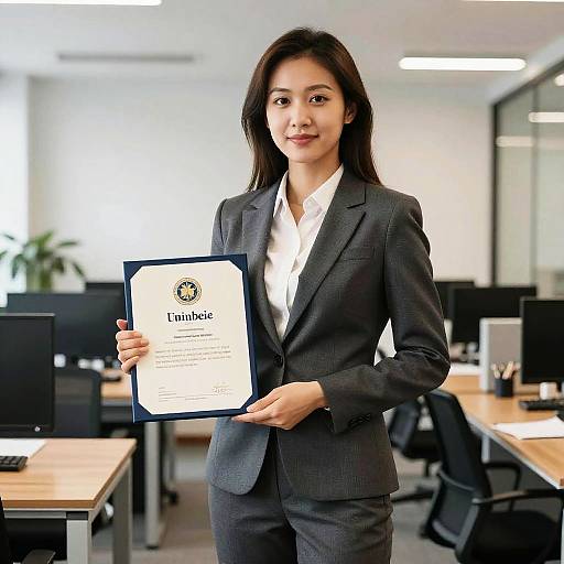 Confident Professional in Modern Office