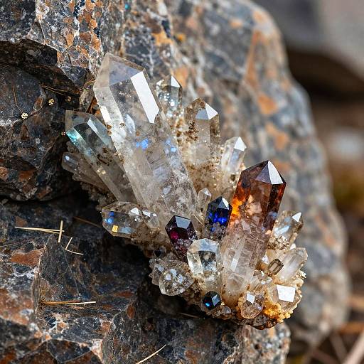 Vance Gems in Rugged Mountain Rocks