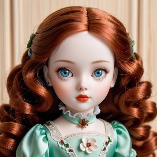 Realistic Portrait of a Porcelain Doll