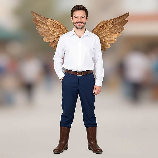 Tooth Fairy Costume Man Standing Solo