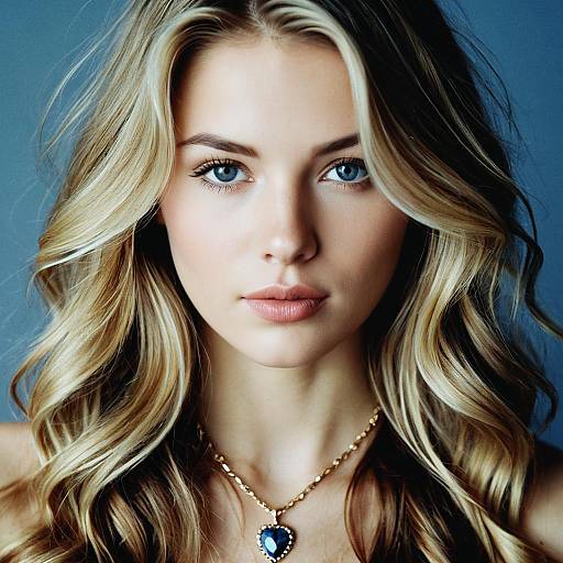 Realistic Portrait of a Girl with Jewelry