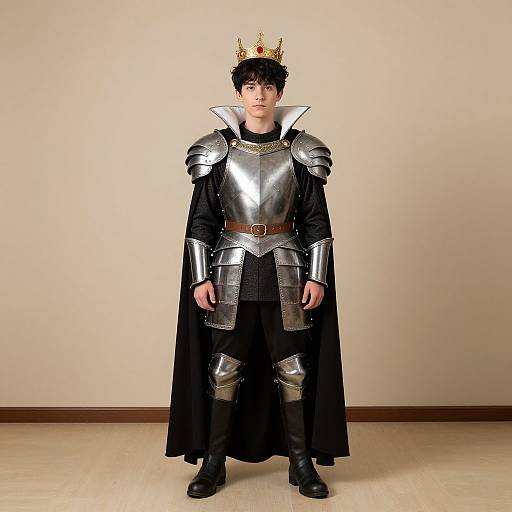 Homemade Male Queen Costume Full Body