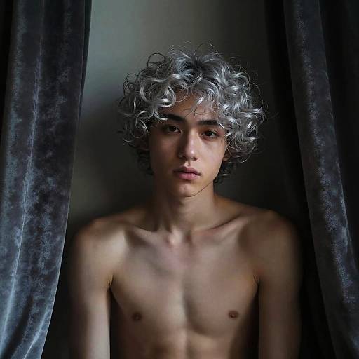 Intimate Fine Art Portrait in Cozy Nook