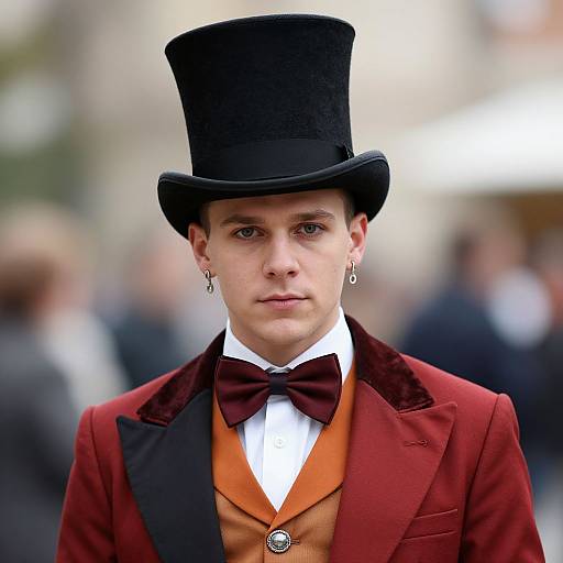 Realistic Mad Hatter Costume Portrait