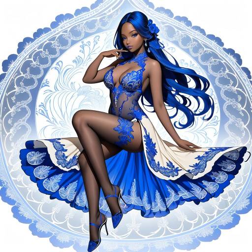 Elegant Beauty in Lingerie Dance Pose Elegant Beauty in Lingerie Dance Pose