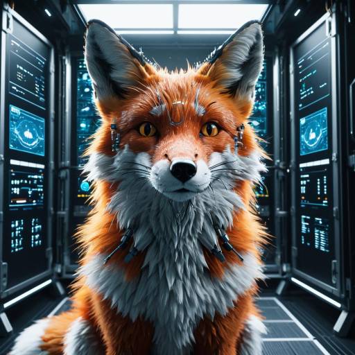 Mystical Cybernetic Fox in Biolab