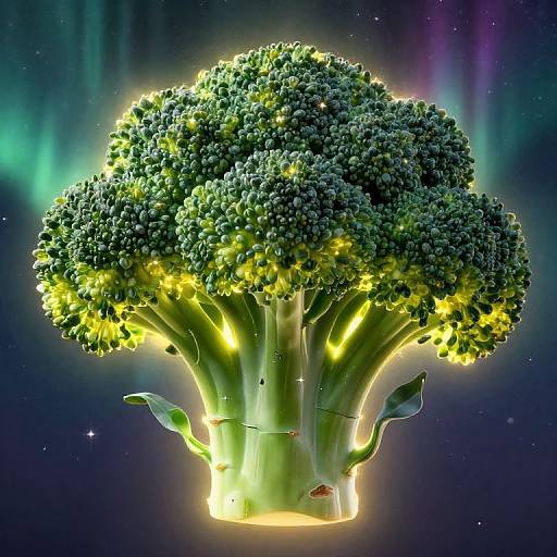 Cosmic Broccoli Under Radiant Stars