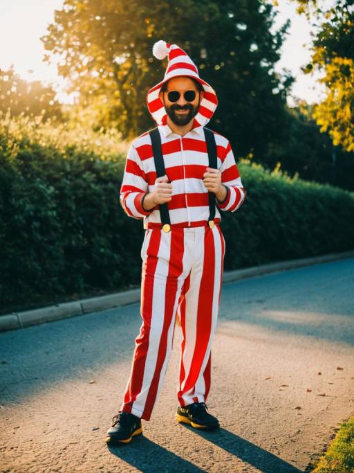 Waldo Cosplay Photo at Golden Hour
