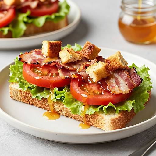 Fresh BLT Salad with Honey Dijon