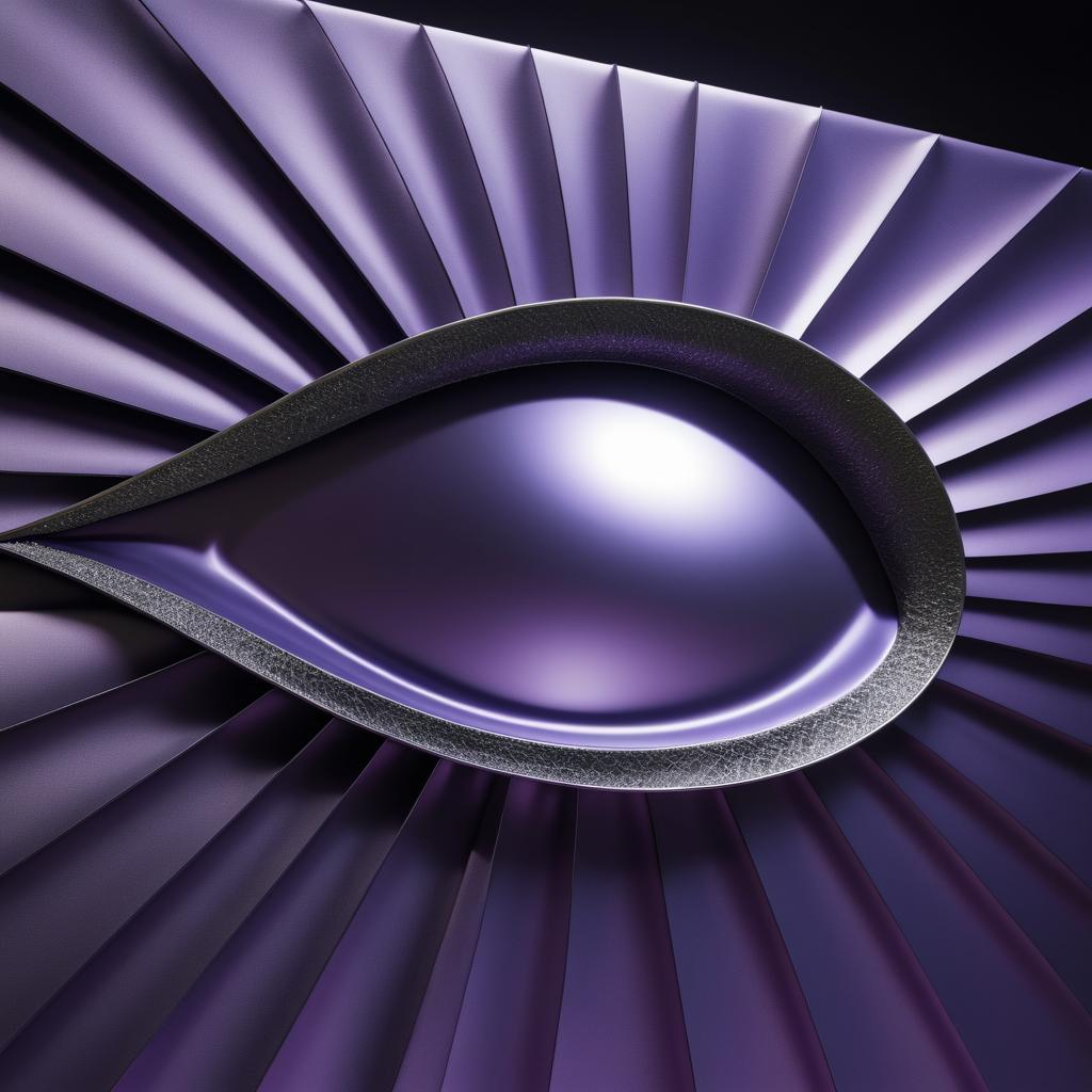 Surreal Metallic Eye Sculpture Elegance